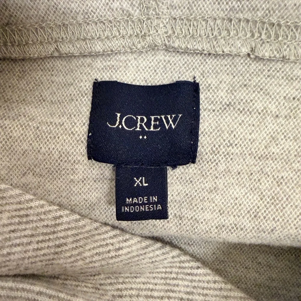 J. Crew men’s super soft jogger set pants & hoodie XL Heather gray